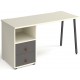 Sparta Straight A Frame Desk With Pedestal 